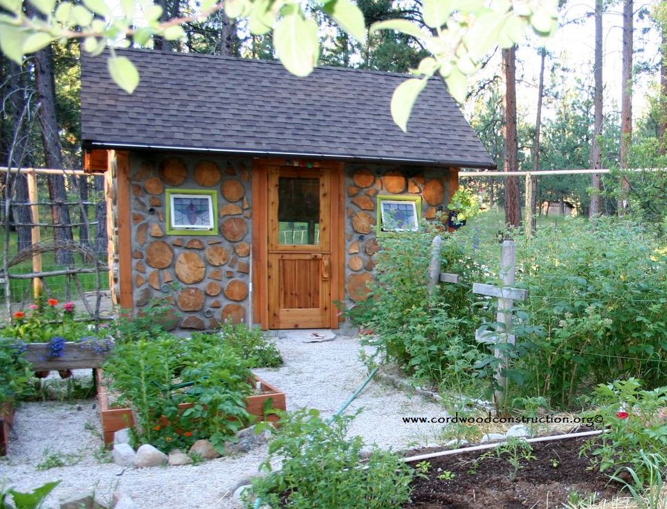 Cordwood Greenhouse in Montana