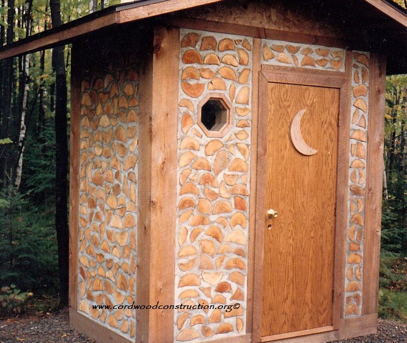 Cordwood Outhouses & Bathrooms