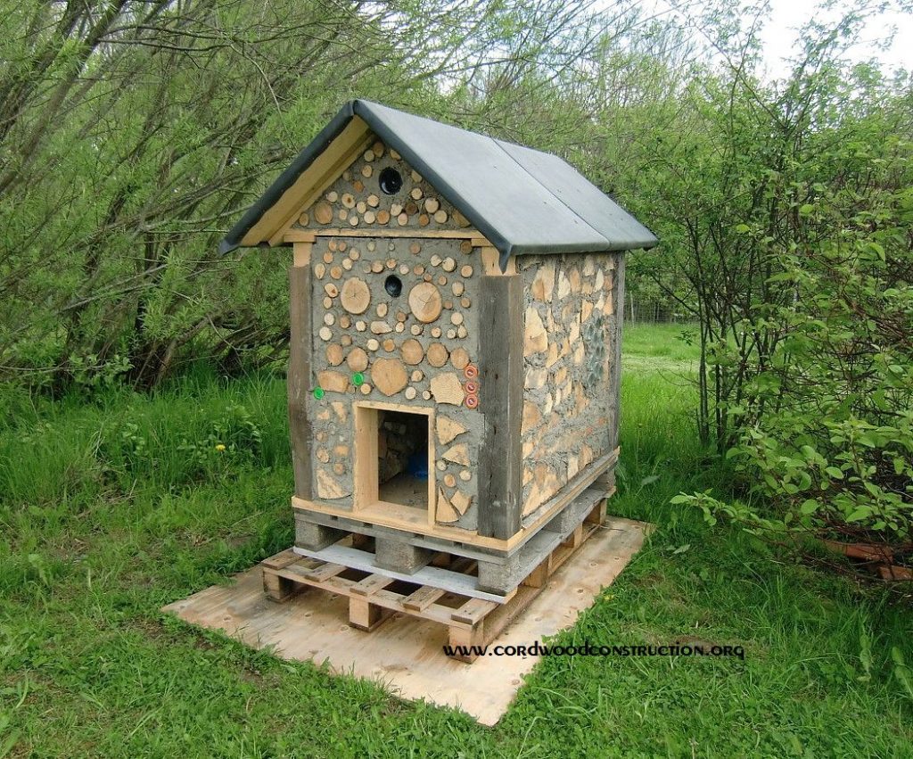 Cordwood Doghouses around the world Cordwood Construction