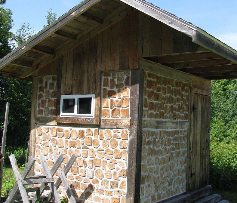 Cordwood Drying Shed shows-off Tuck Pointing Perfection