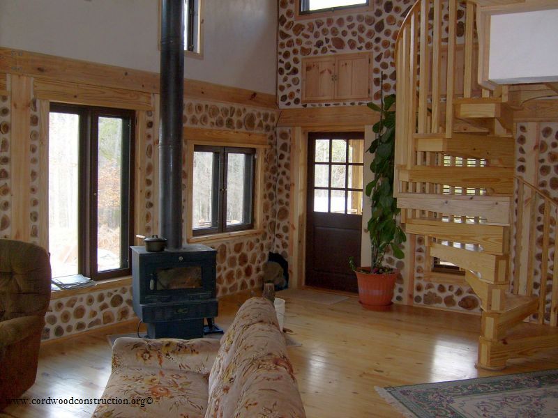 Take a Peek Inside a Cordwood Home