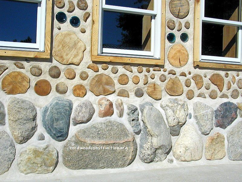 Splashback is a no-no for Cordwood walls: How to fix