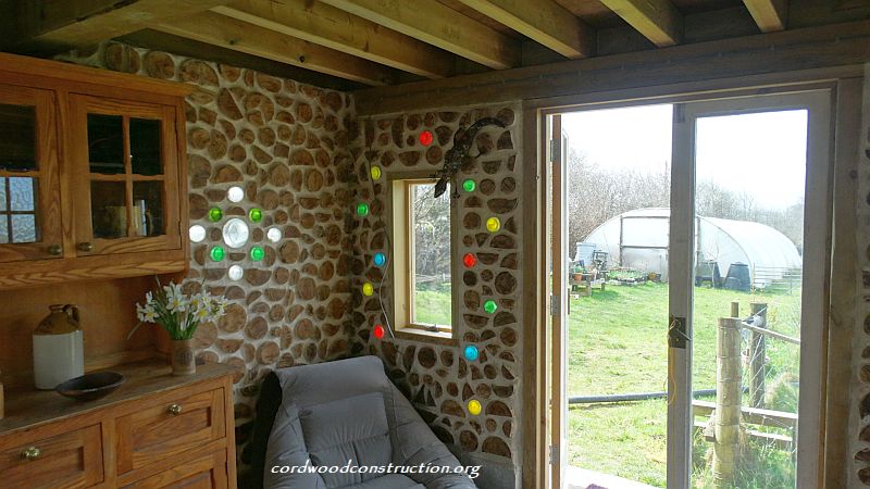 Tiny Cordwood Garden Cottage in England
