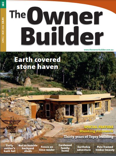 Owner Builder Magazine Cordwood Reveal